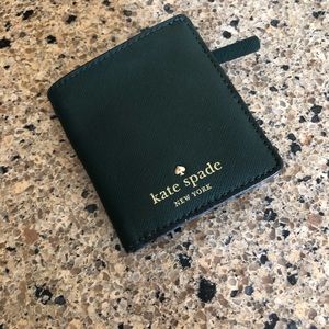 Kate spade emerald green small wallet